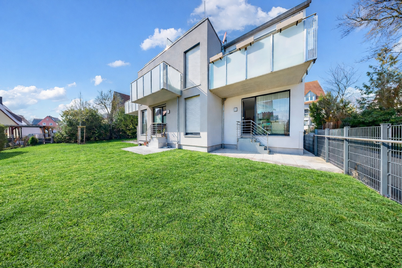 Gebäuderückansicht