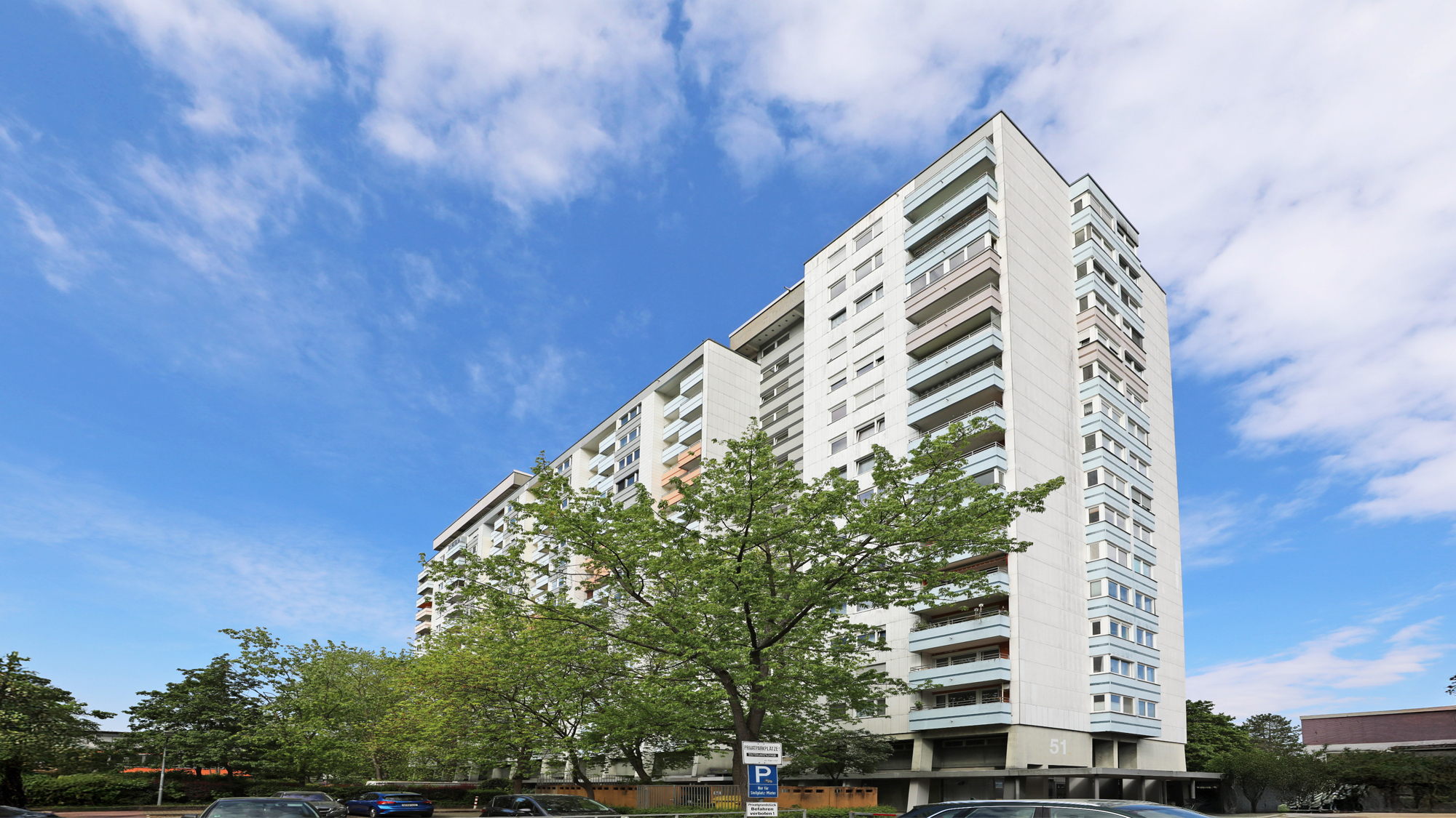 Parkplatzansicht
